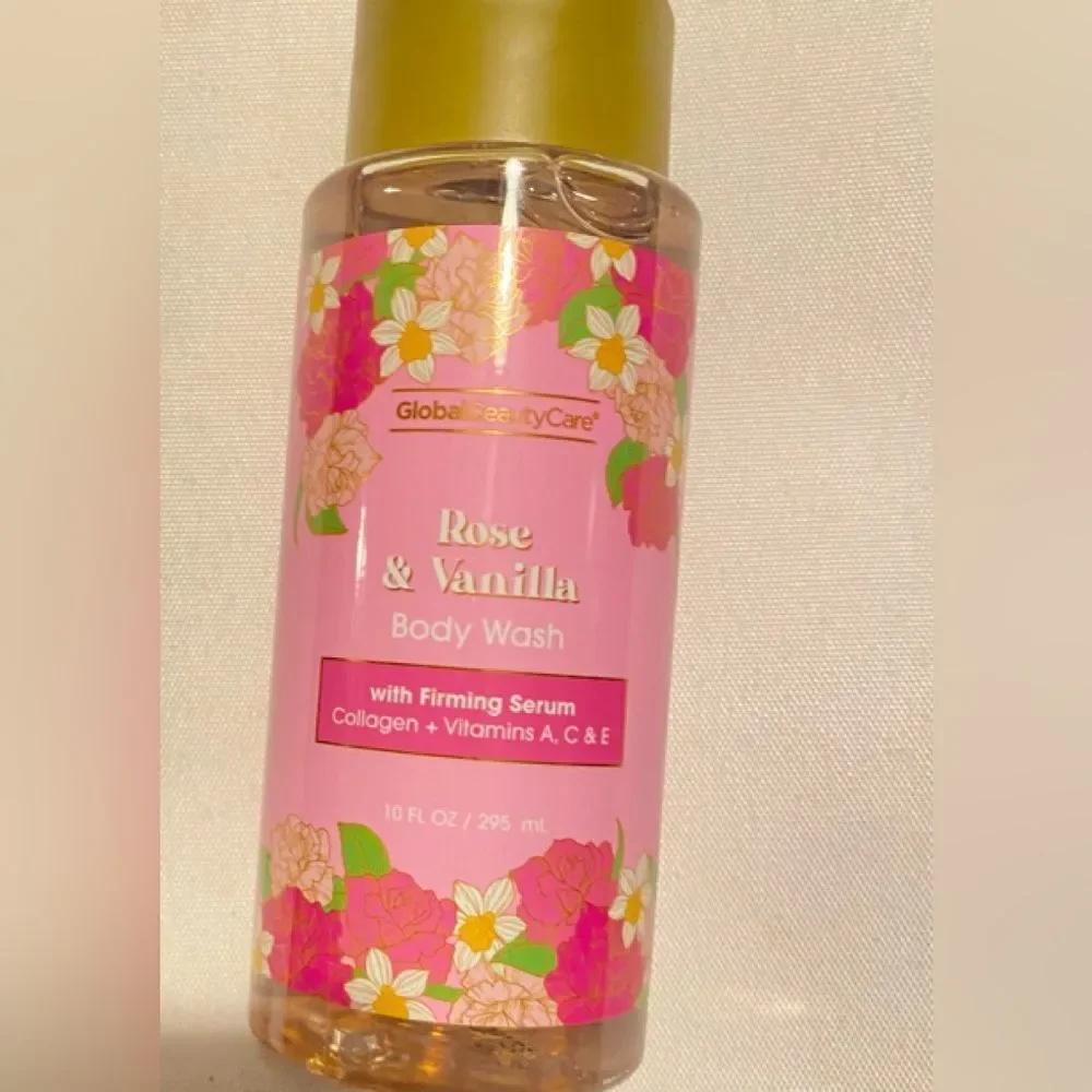 🛍️ Global Beauty Care Rose and Vanilla Body Wash 10FL OZ / 295ml 🌺
